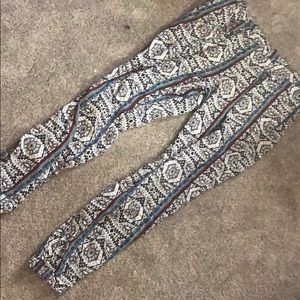 material girl white/black/colored joggers size M